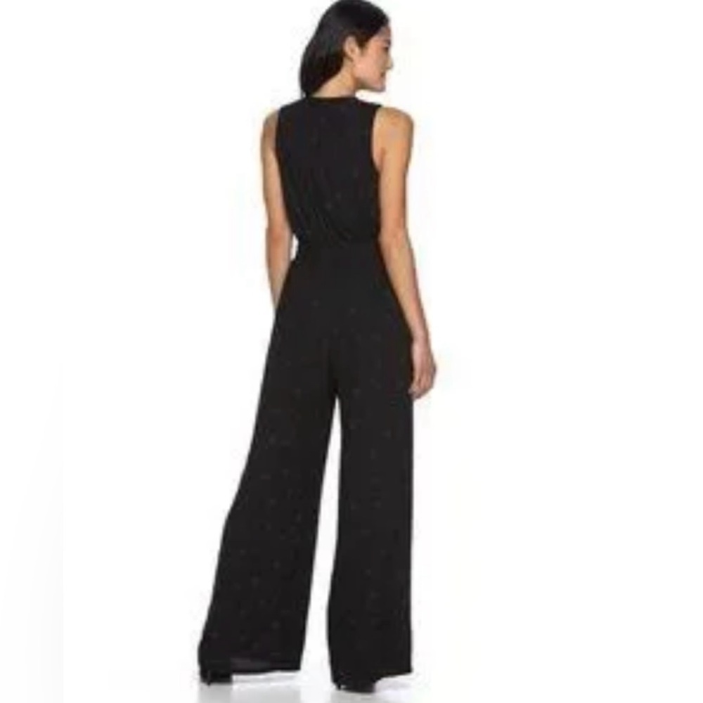Star Wars|A Rogue One Black Star printed jumpsuit,wide leg & sleeveless•••Boho - Picture 3 of 11